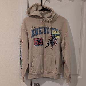 Marvel Beige Avengers Hoodie